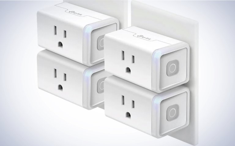 TP-Link Kasa Smart Plug (4-Pack) on a plain white background.