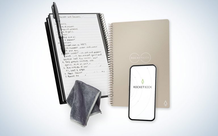 Rocketbook with all of its accessories