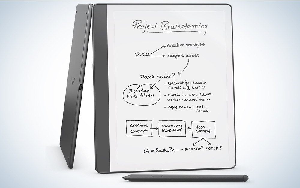 Get the Kindle Scribe e-reader/digital notebook for its lowest