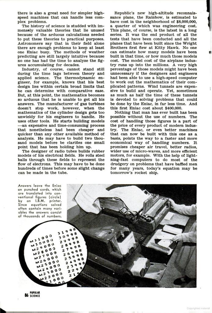 Valentine's Day 1946: The first general-purpose electronic computer ...
