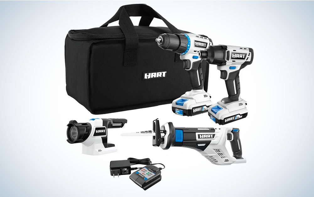 This $178 Hart 20-volt tool kit includes all the power tools you