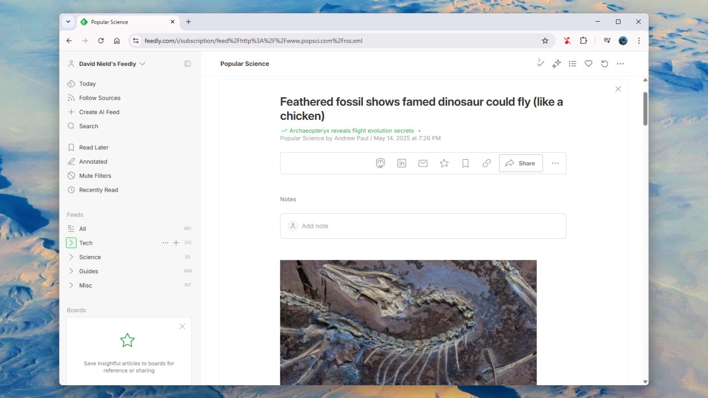 How to use Feedly to keep up with everything you want to read | Popular ...