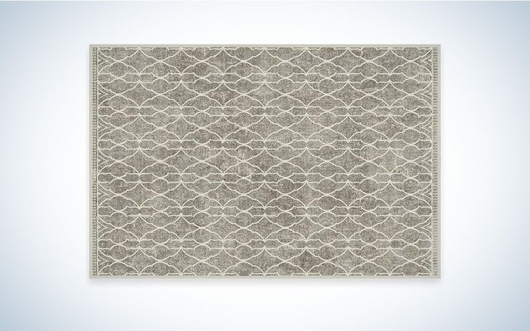 Ruggable Star Wars Rug Grogu Trellis in beige