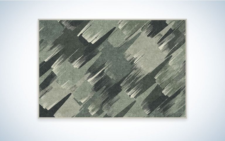 Ruggable Star Wars Rug with X-wings in green