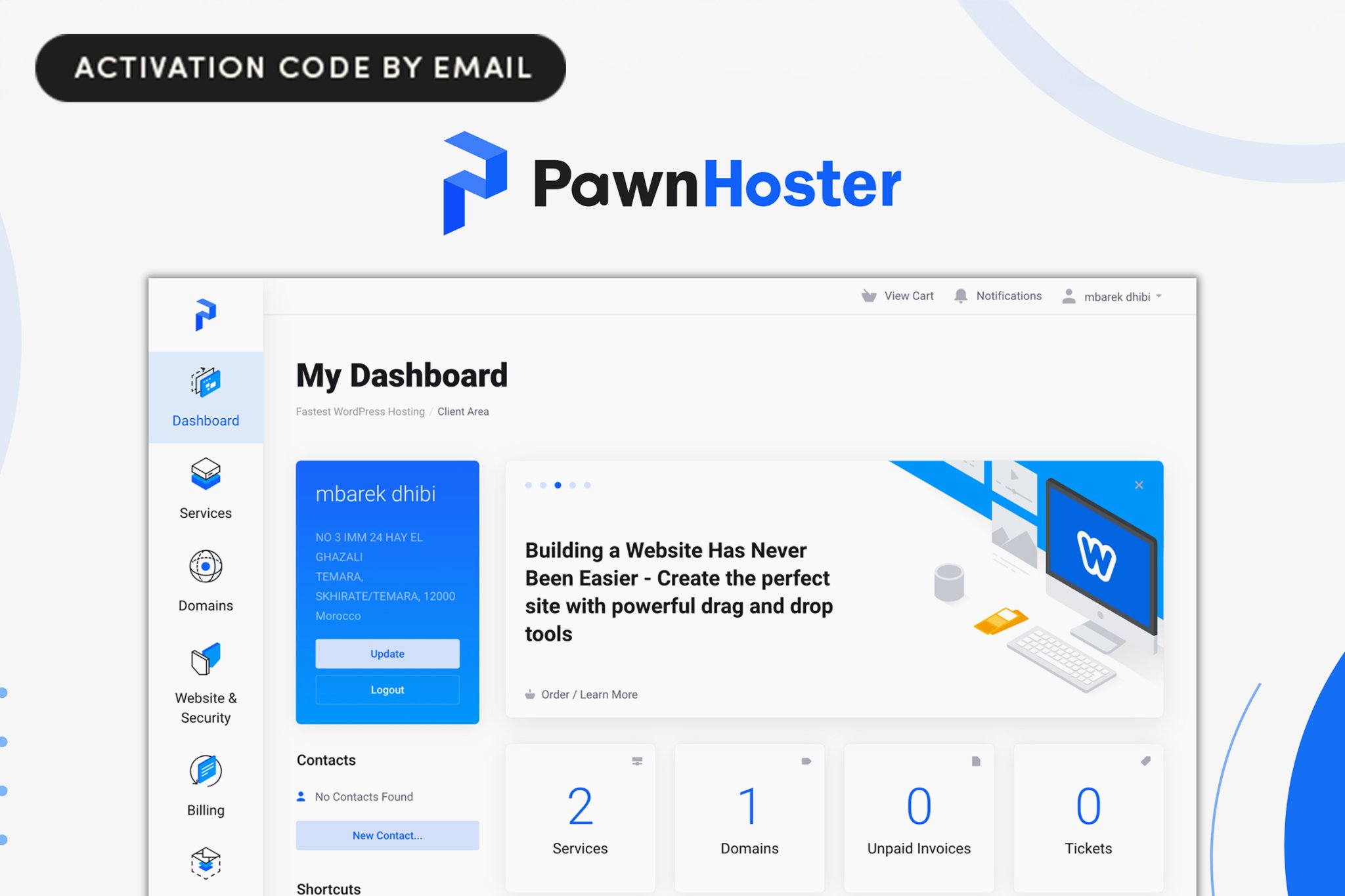 Header image for PawnHoster web hosting Lifetime Subscription Stack Commerce sponsored deal