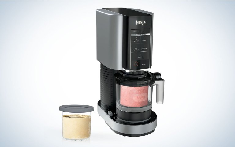 Ninja Creami with pint of ice cream on sale at Walmart