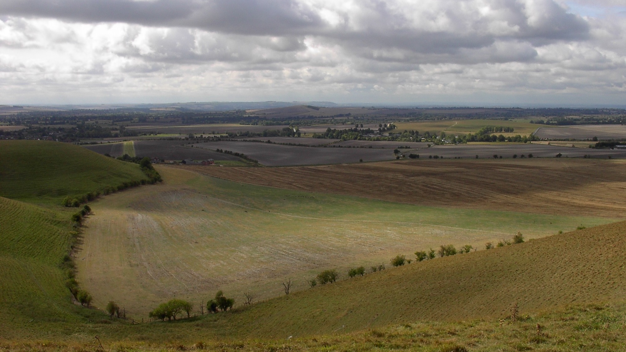 A midden in rural England on a cloudy day