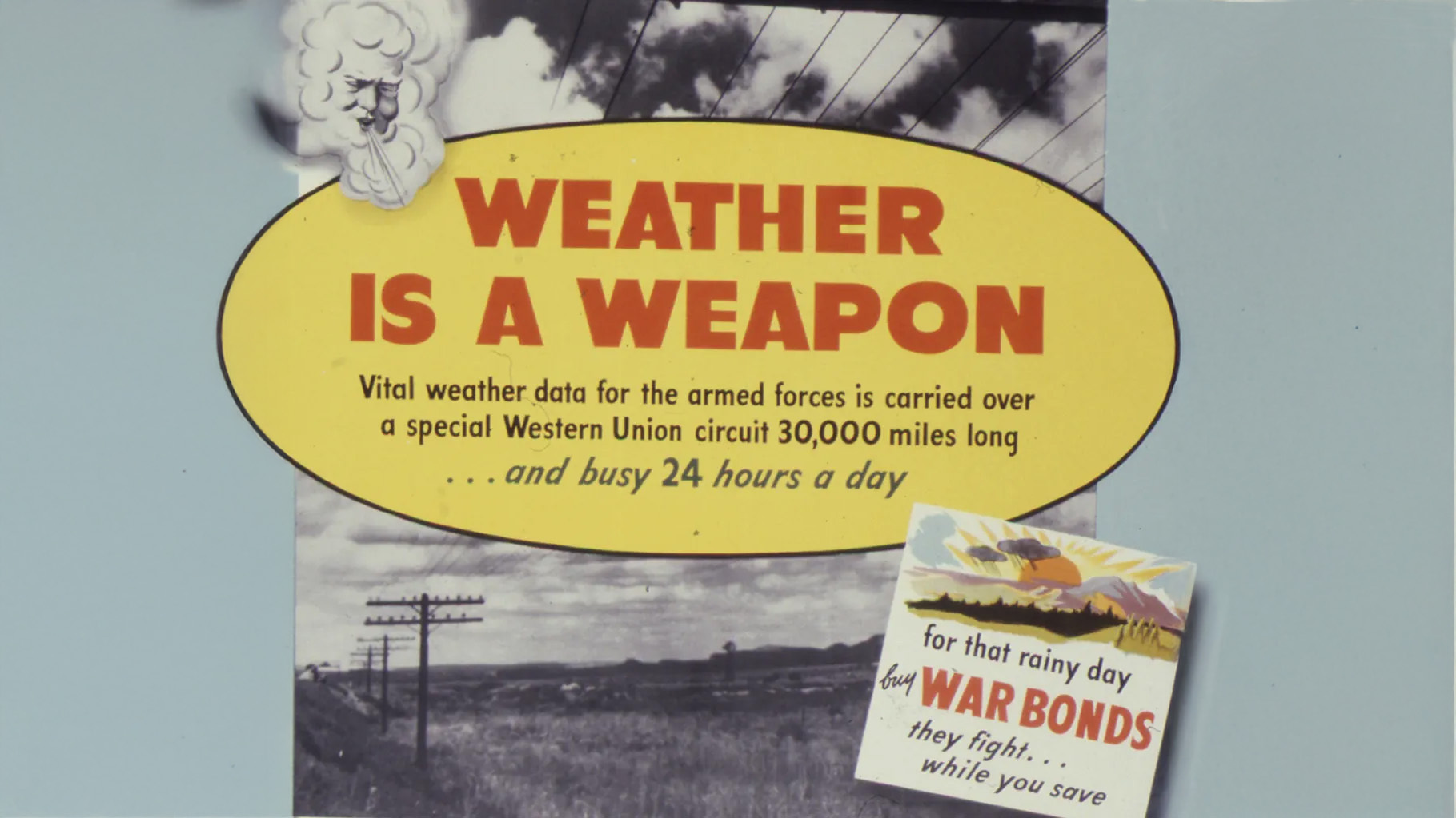 During WWII, the U.S. government censored the weather