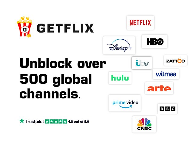 Header image for Getflix Smart DNS and VPN Lifetime Subscription Stack Commerce sponsored deal
