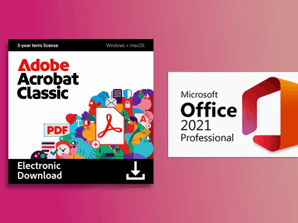 Header image for License Bundle for Adobe Acrobat Classic plus Microsoft Office Professional Stack Commerce sponsored deal