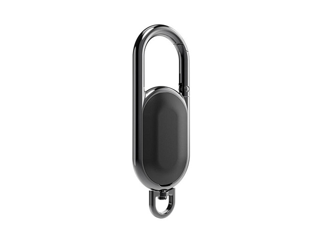Interior image for Carabiner Keychain iOS only Works with Apple Find My Stack Commerce sponsored deal
