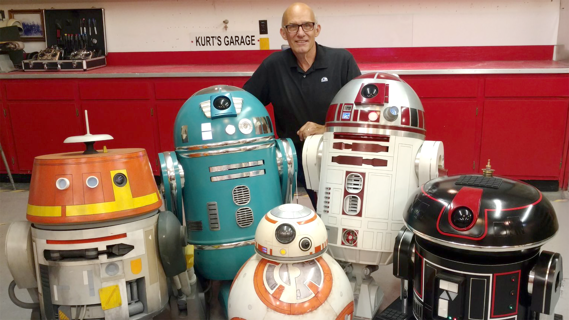 Grandfather builds the droids he was always looking for