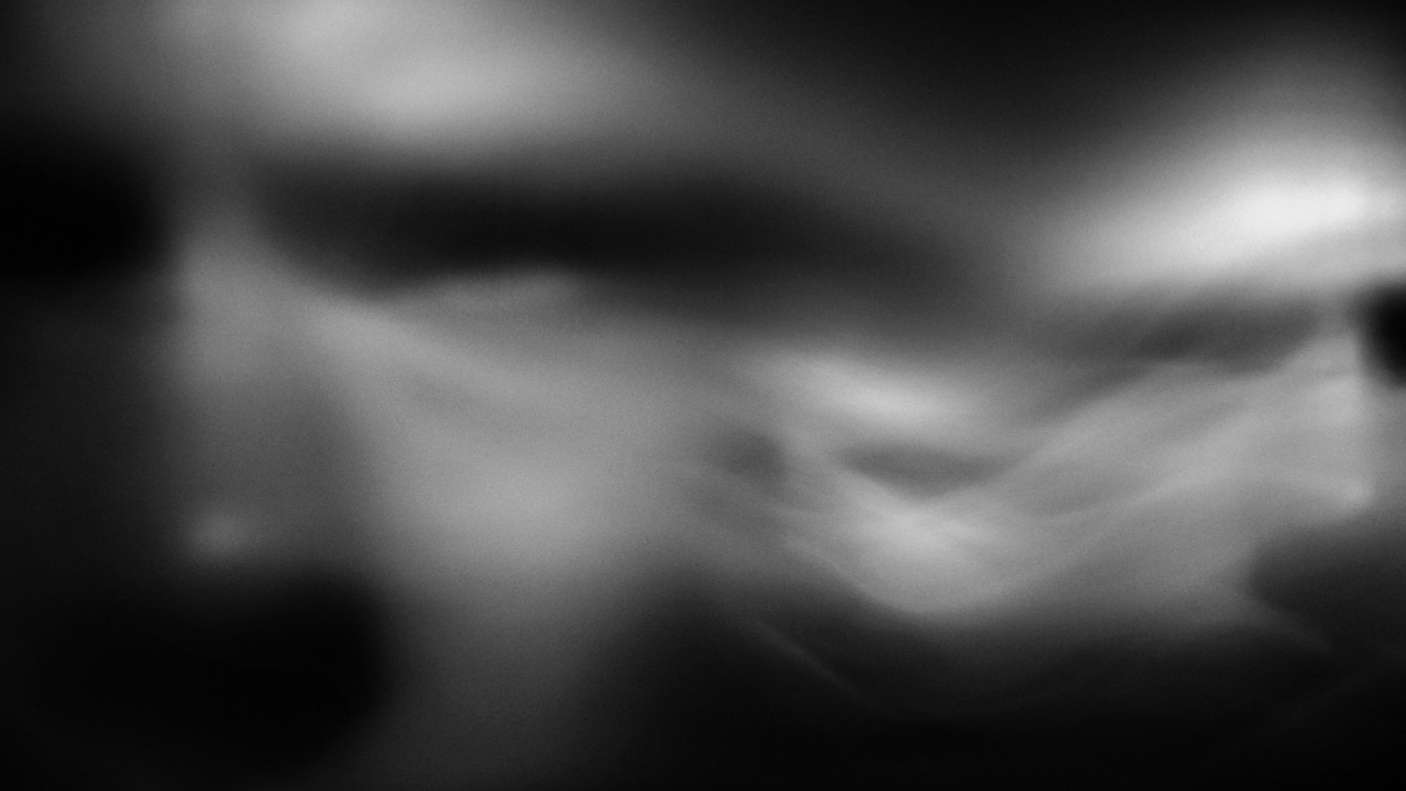 human face in motion blur