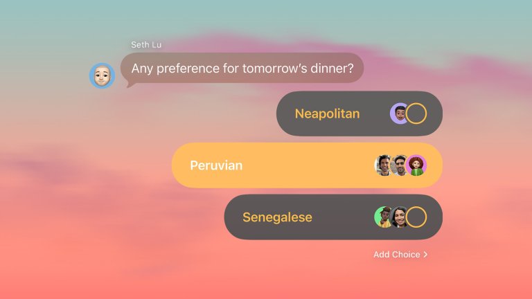 screenshot of messages on iphone