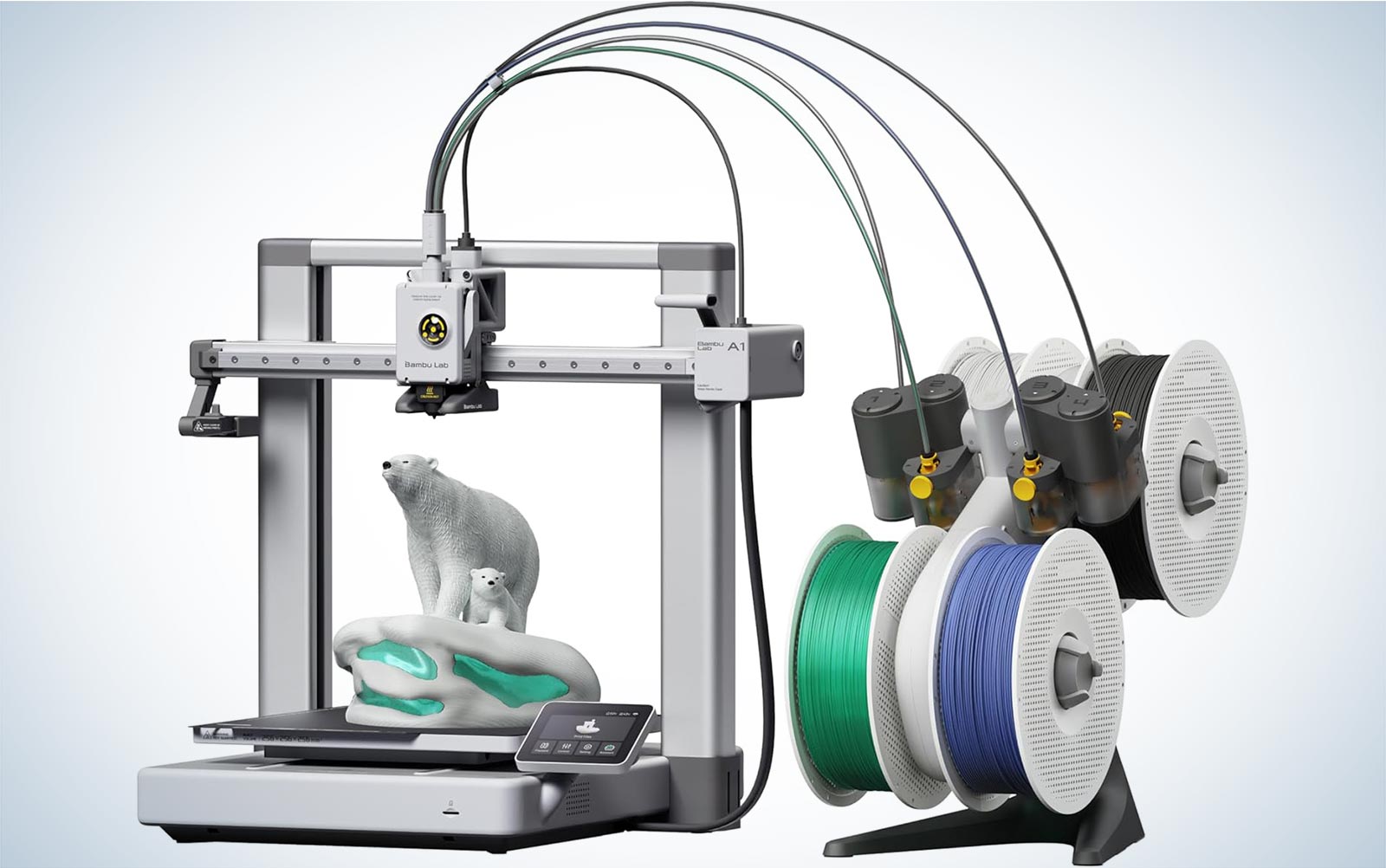 The Bambu Lab A1 is the best multi-color 3D printer for beginners