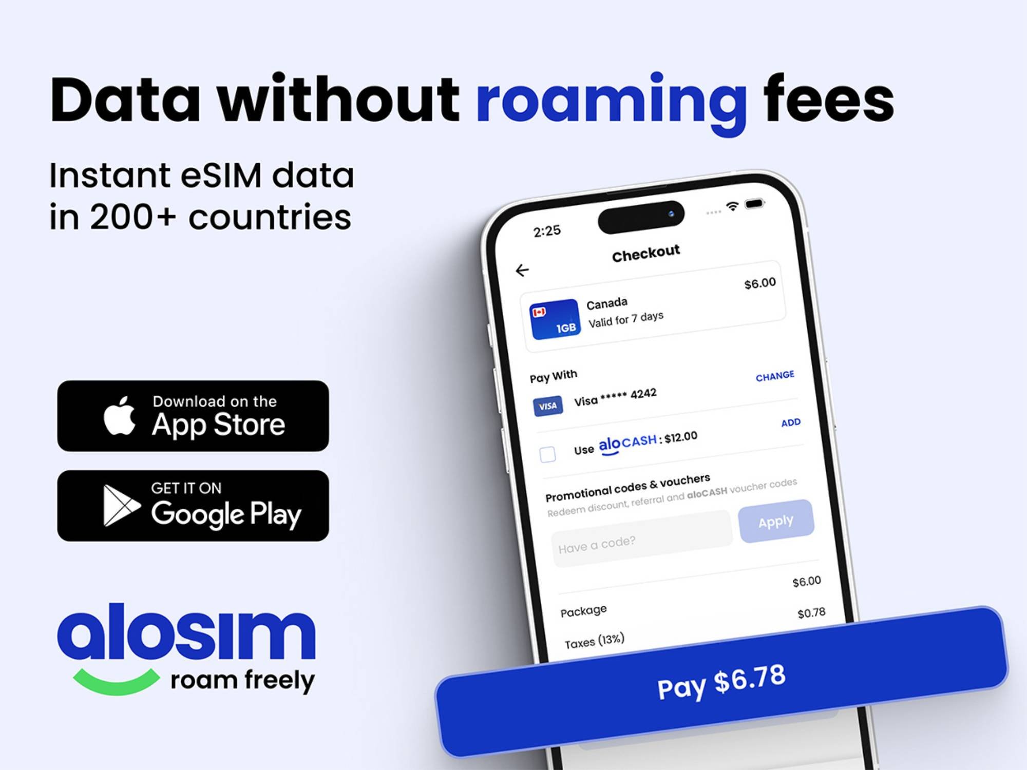 Header image for double your data for half the price with this esim card deal for travelers Stack commerce sponsored deal