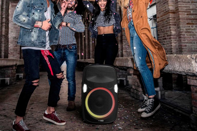 Header image for get $80 off the party starter that comes with its own mic drop Stack Commerce sponsored deal