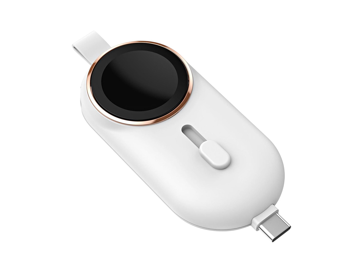 Interior image for get a (White Apple Watch Charger with 2000mAh Power Bank Stack Commerce sponsored deal