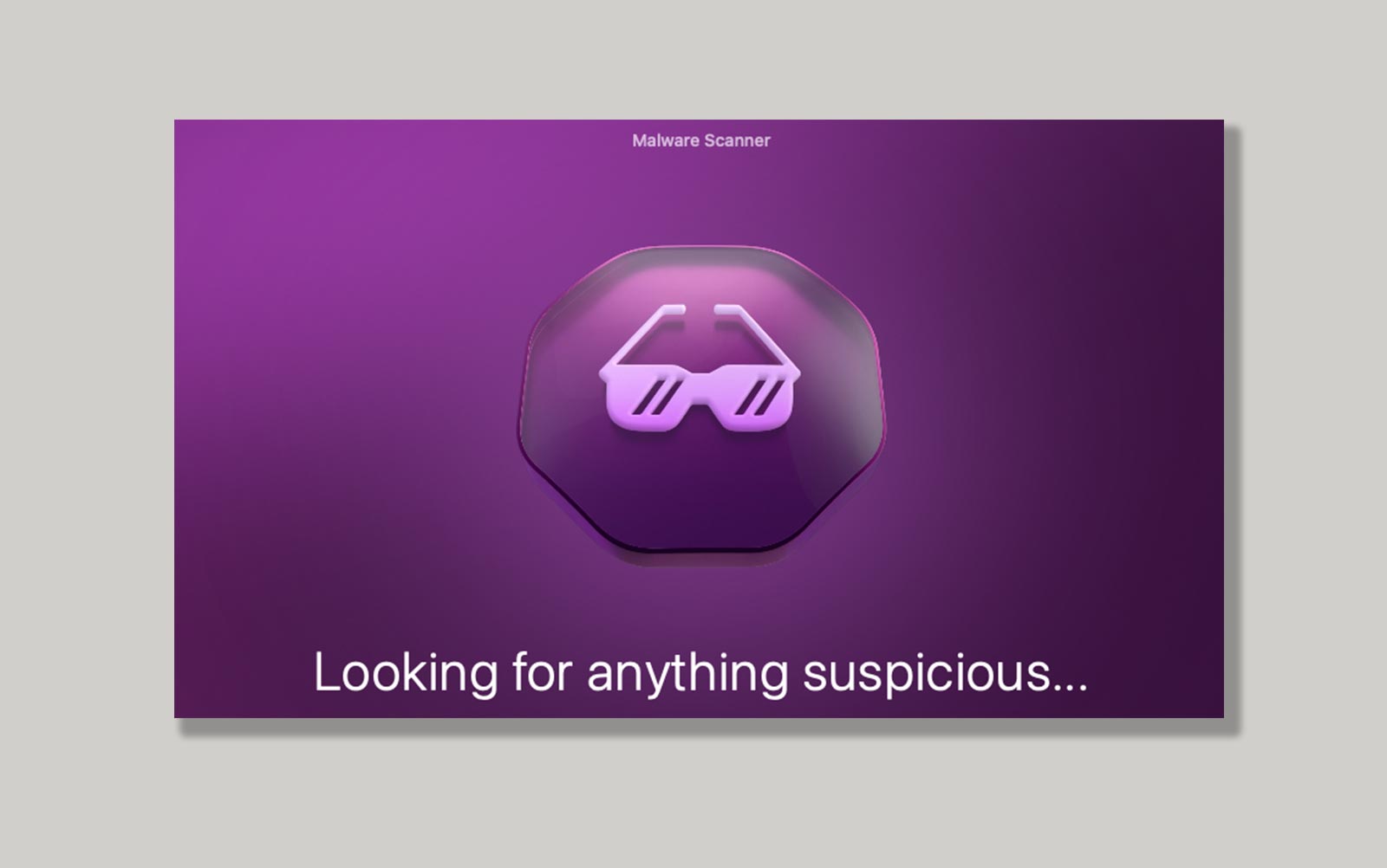 MacPaw Moonlock scanning screen