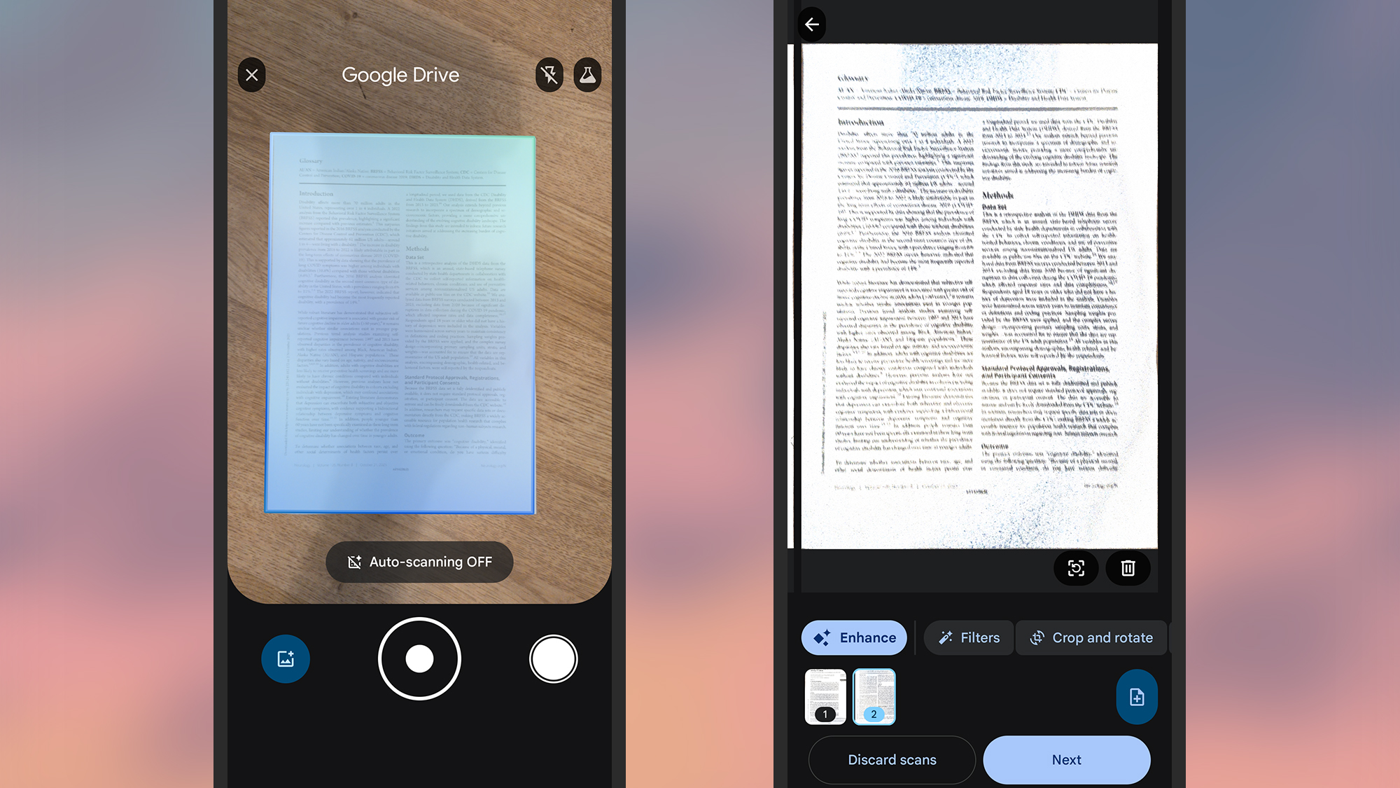 Cách quét tài liệu giấy thành PDF với Google Drive