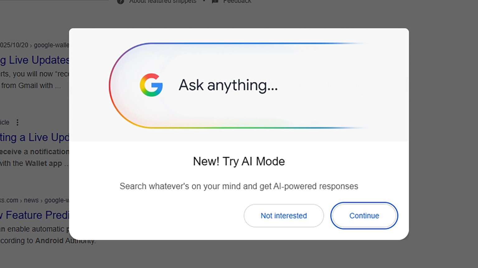 How to use AI Mode instead of regular Google searches (or avoid it ...