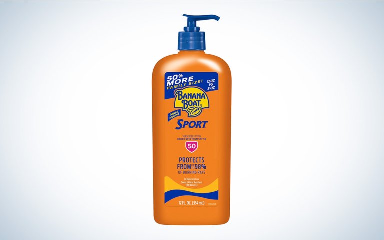 Banana Boat Sport Ultra SPF 50 Sunscreen Lotion, 12oz FSA explainer product card