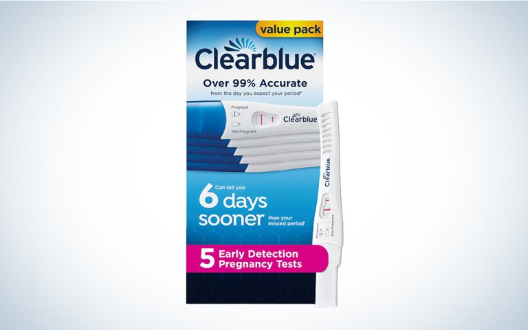 Clearblue Early Detection Pregnancy Test, 5 Ct FSA explainer product card