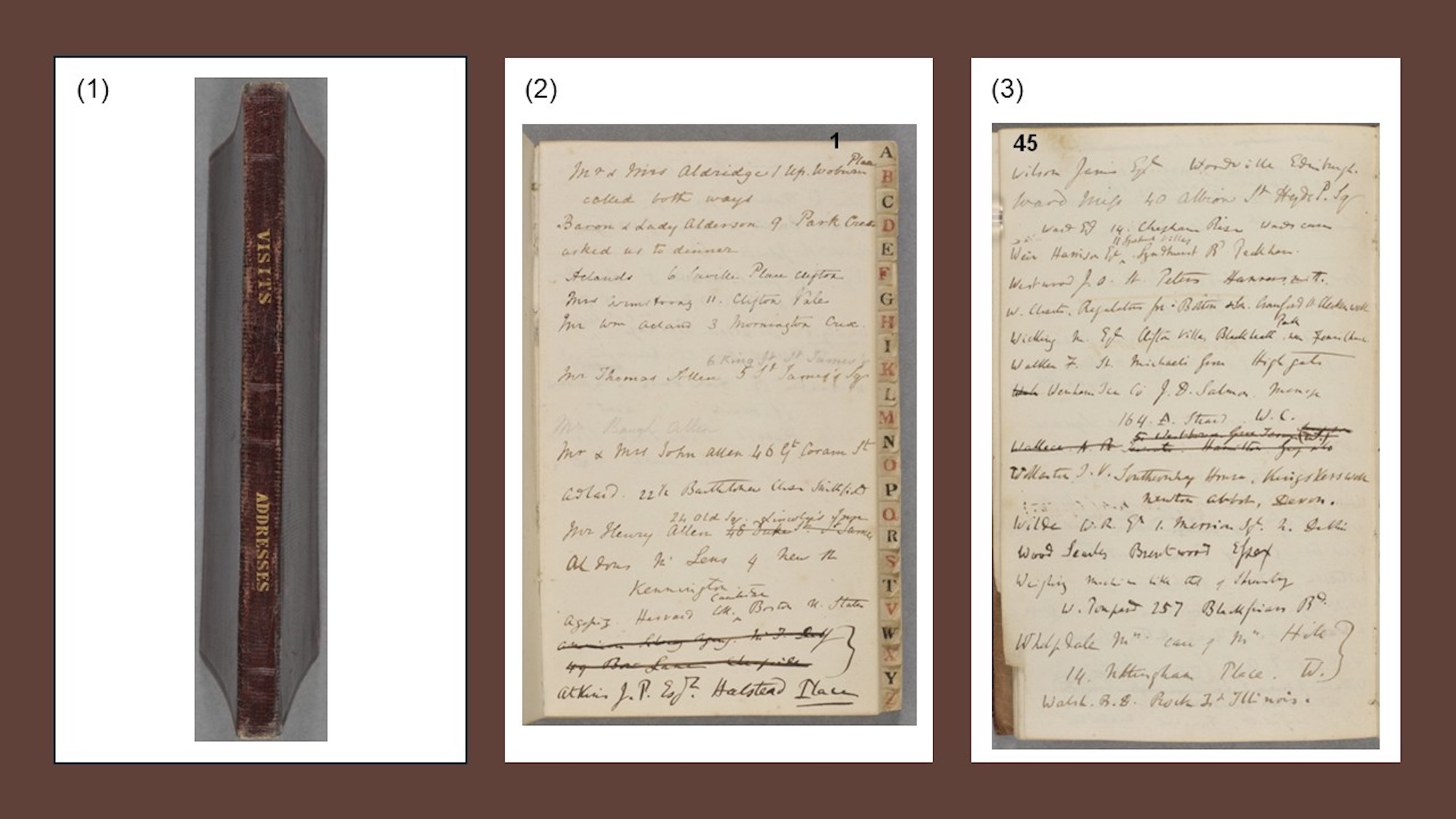 Flip through Charles Darwin’s digitized address book