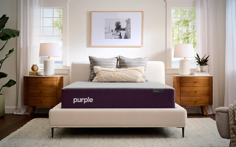 Purple RestorePlus Hybrid mattress FSA explainer product card