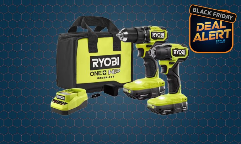 Ryobi Brushless drill impact driver combo