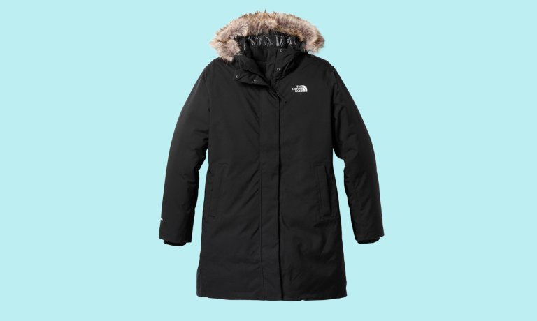 The North Face Arctic Parka with fur hood on sale at REI