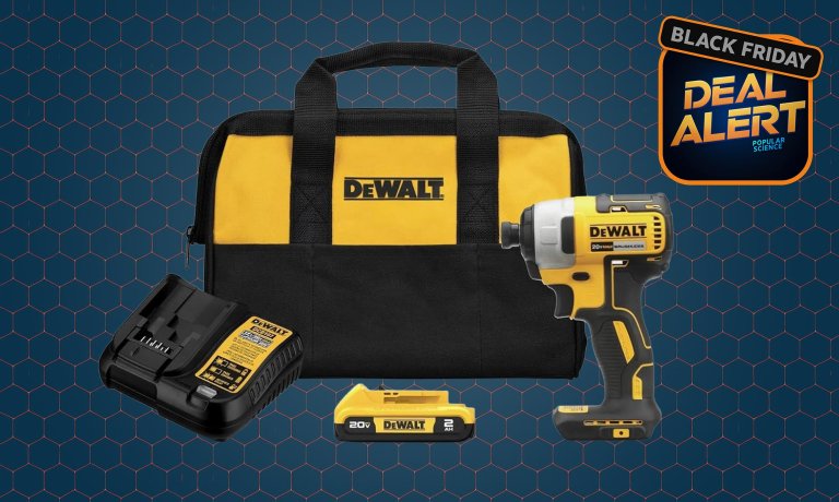 DeWalt impact driver with carrying case and battery