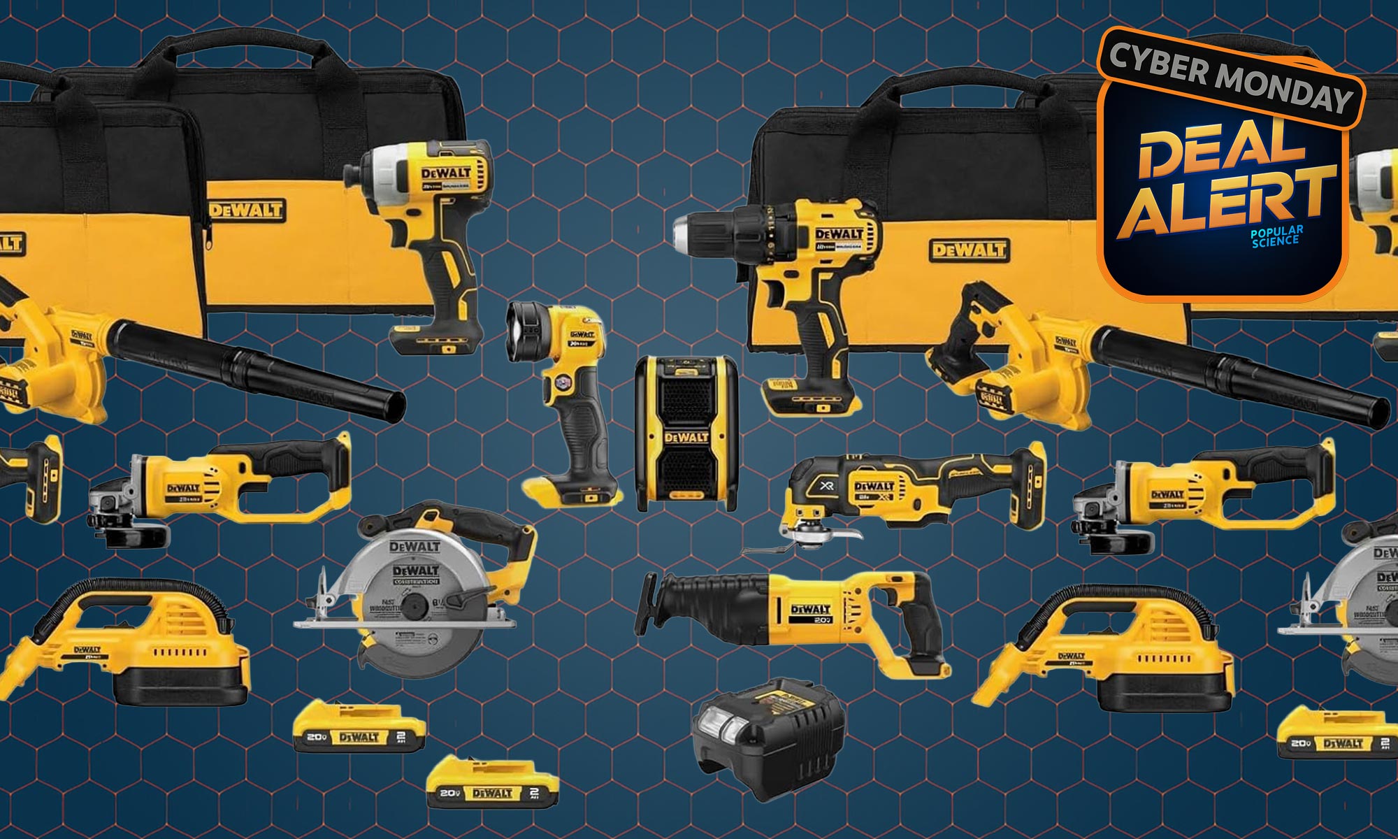 Amazon's Cyber Monday deals drop Dewalt tools and combo kits to