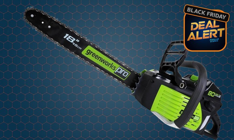 Greenworks chainsaw on sale for Black Friday