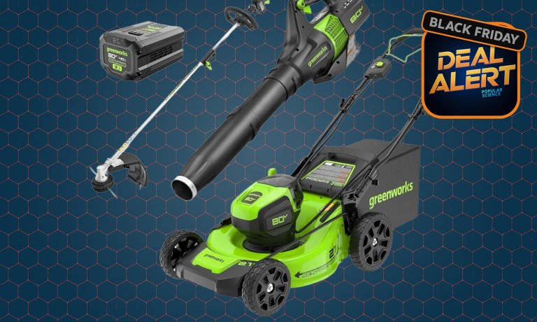 Greenworks yard tool kit on sale for Black Friday