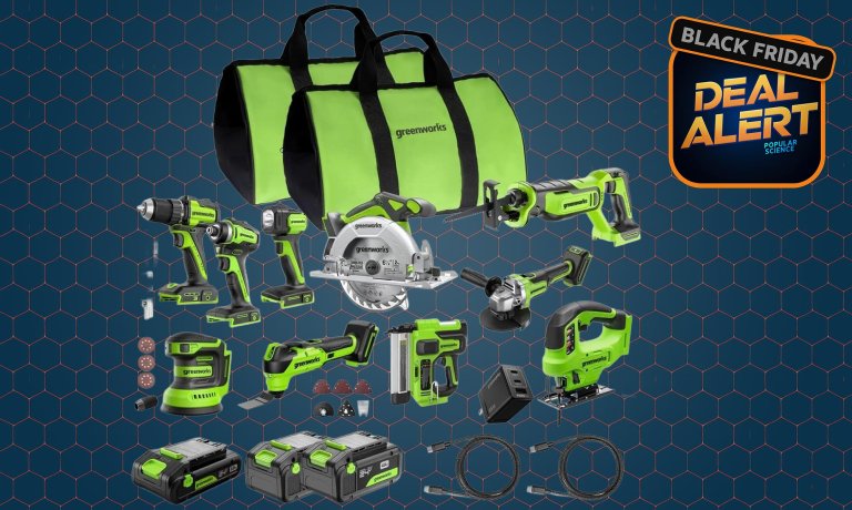 Greenworks power tool kit on sale for Black Friday