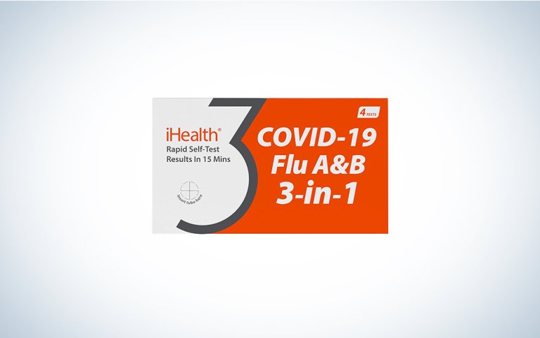 iHealth COVID-19, Flu A&B 3-in-1 Antigen Rapid Test FSA explainer product card