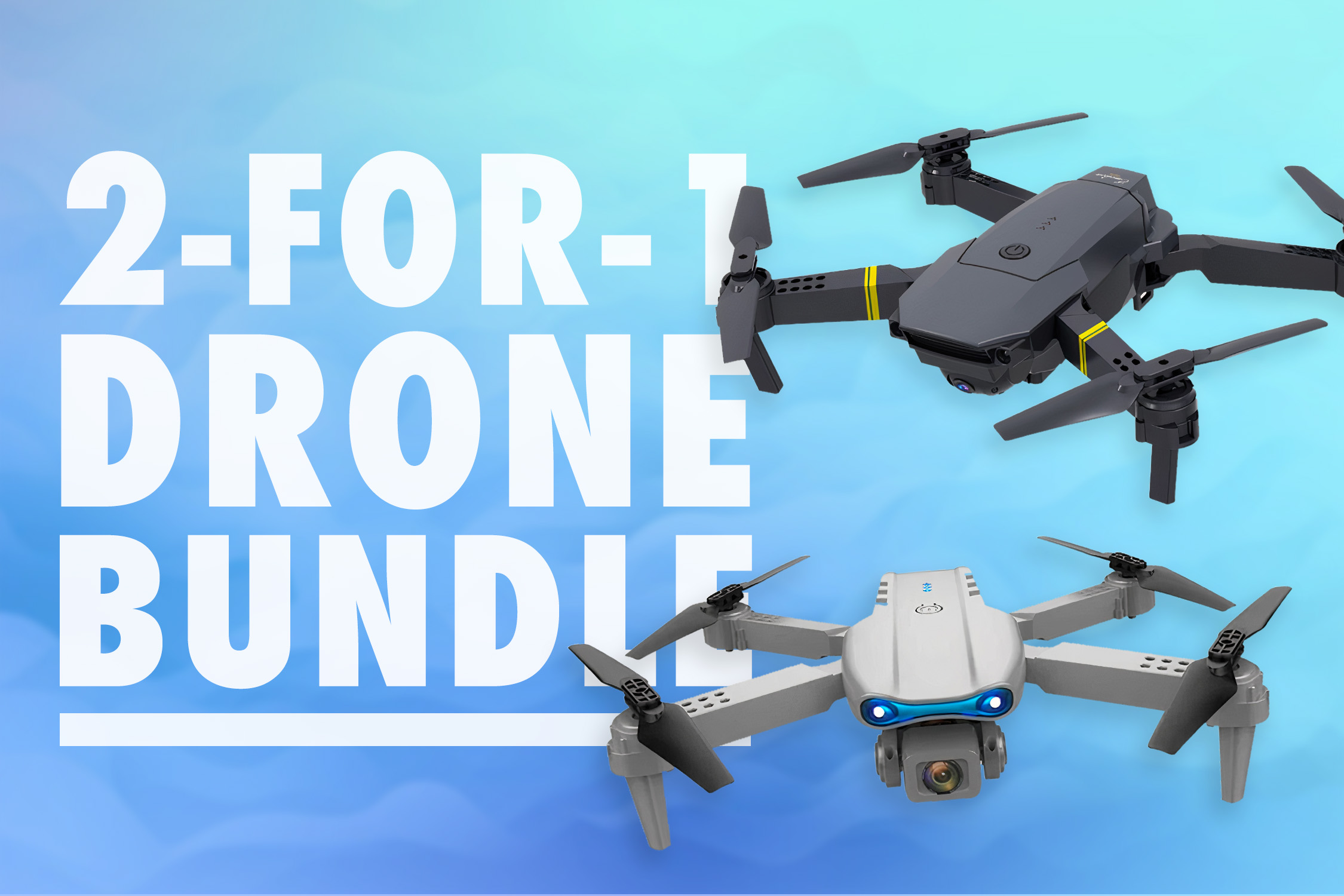 Inside image for aspiring filmmakers get these two 4k resolution drones for the price of one Stack Commerce sponsored deal