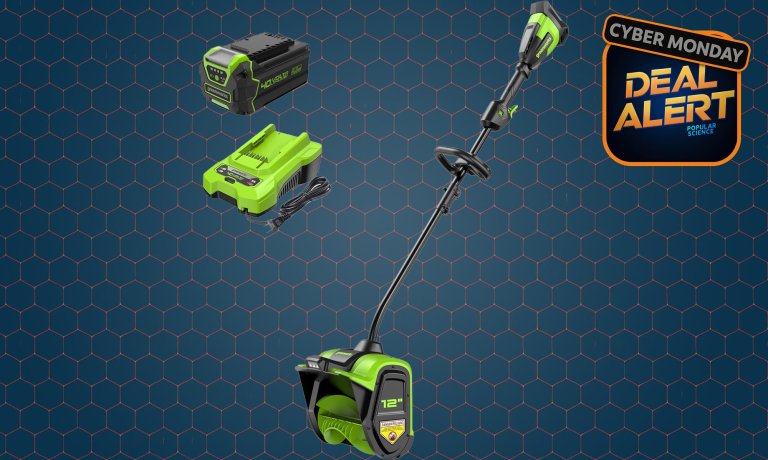Greenworks electric shovel cyber monday deal