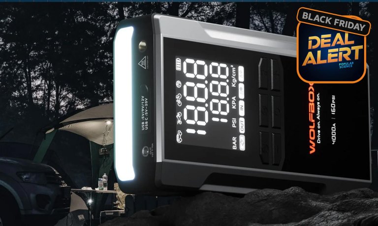 Wolfbox inflator and power bank