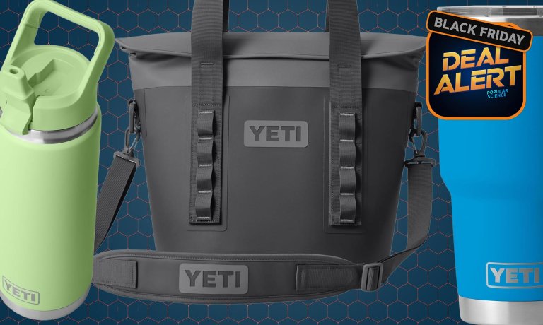 Yeti soft cooler, tumbler, and water bottle