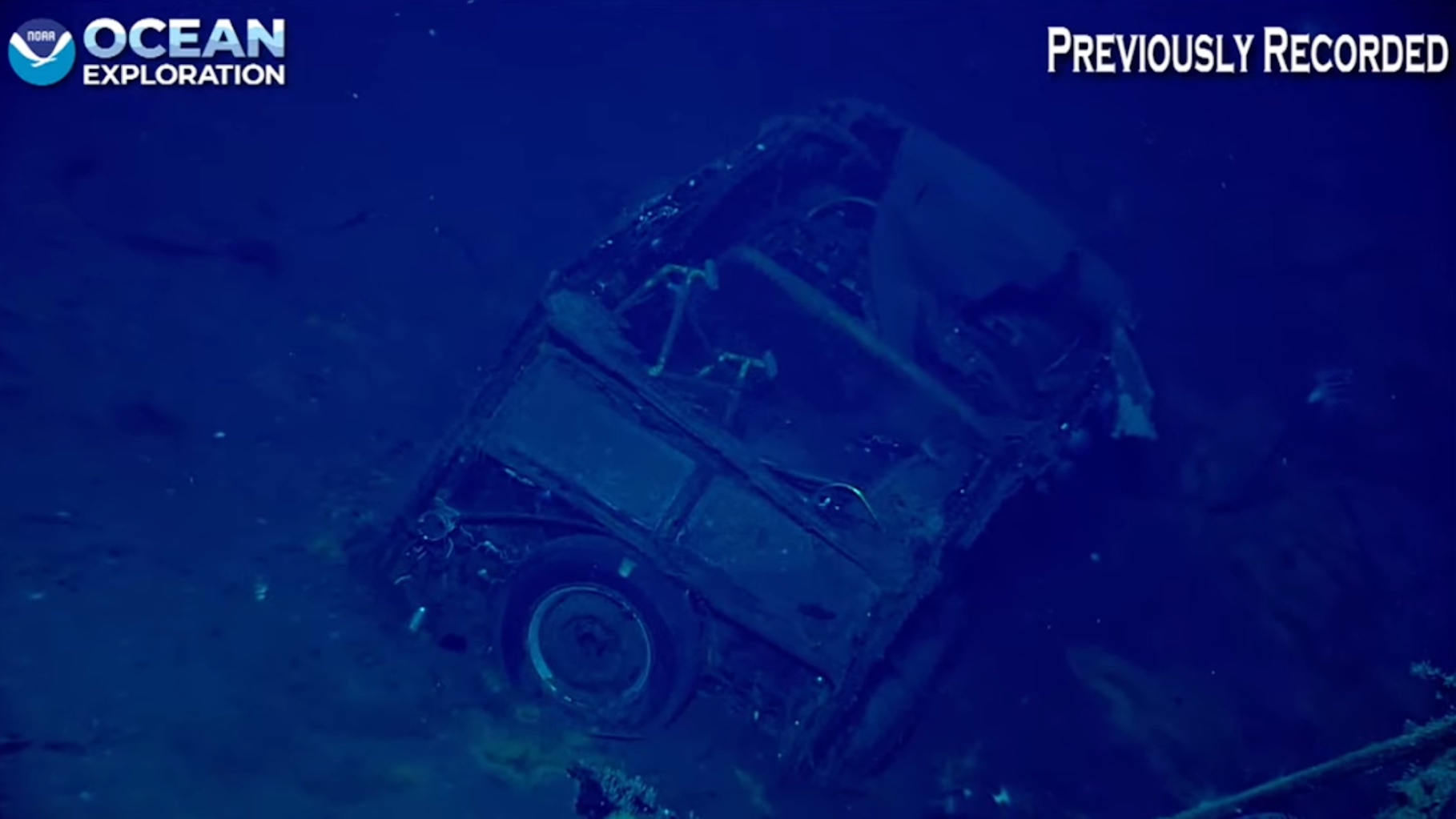 car underwater