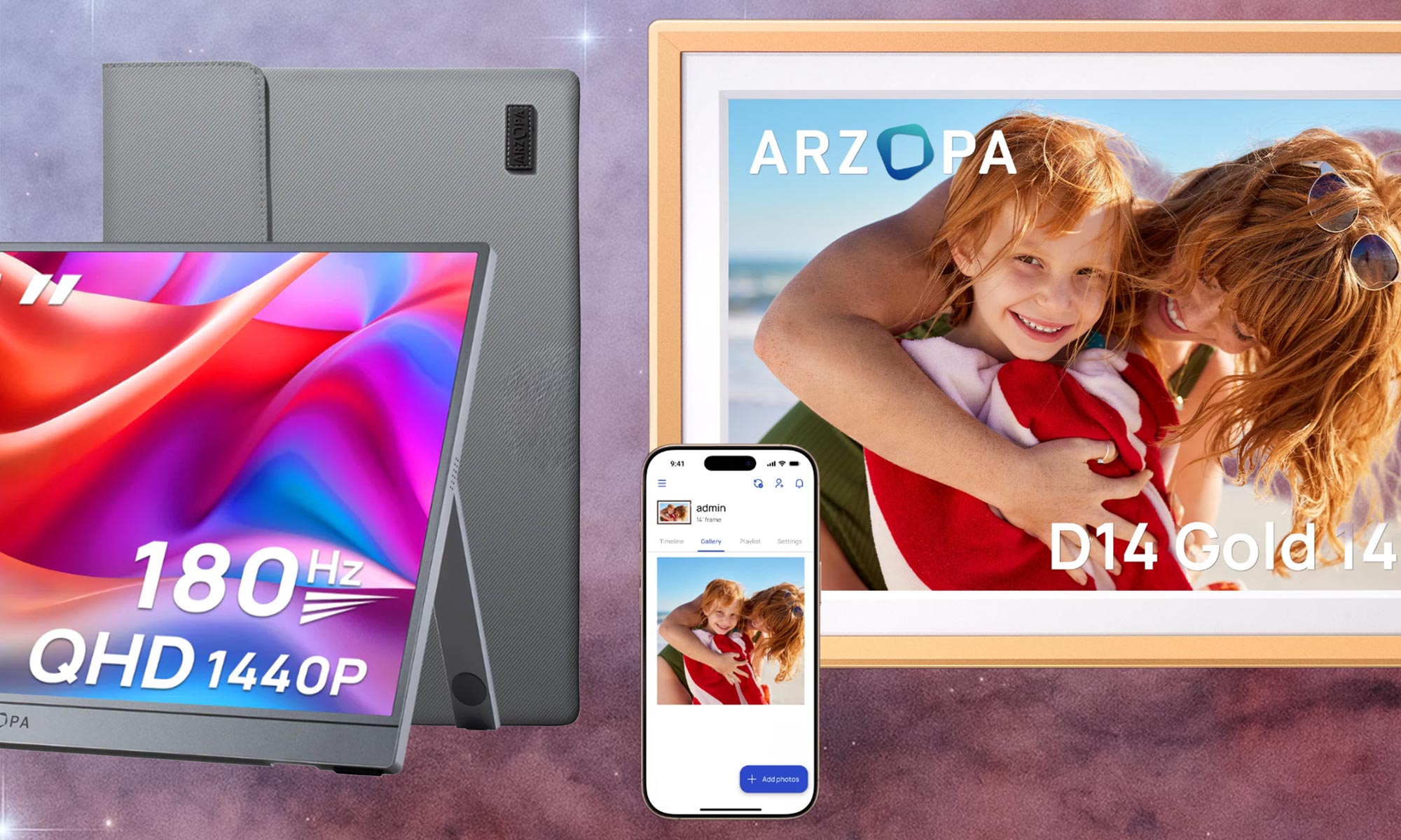 Arzopa portable monitor and digital picture frame
