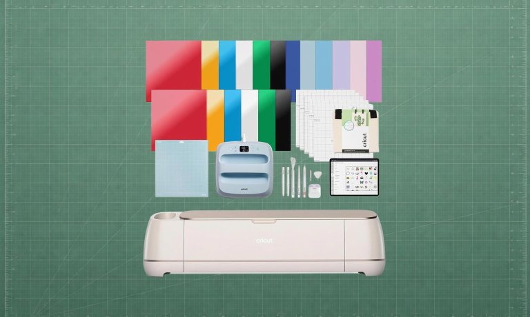 Cricut bundle with heat press