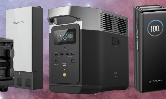 An assortment of EF ECOFLOW portable power stations on sale at Amazon