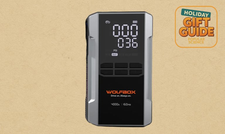 Wolfbox 4-in-1 tire inflator