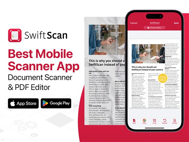Inside image for put a pro scanner in your pocket with swiftscan vip Stack Commerce sponsored deal