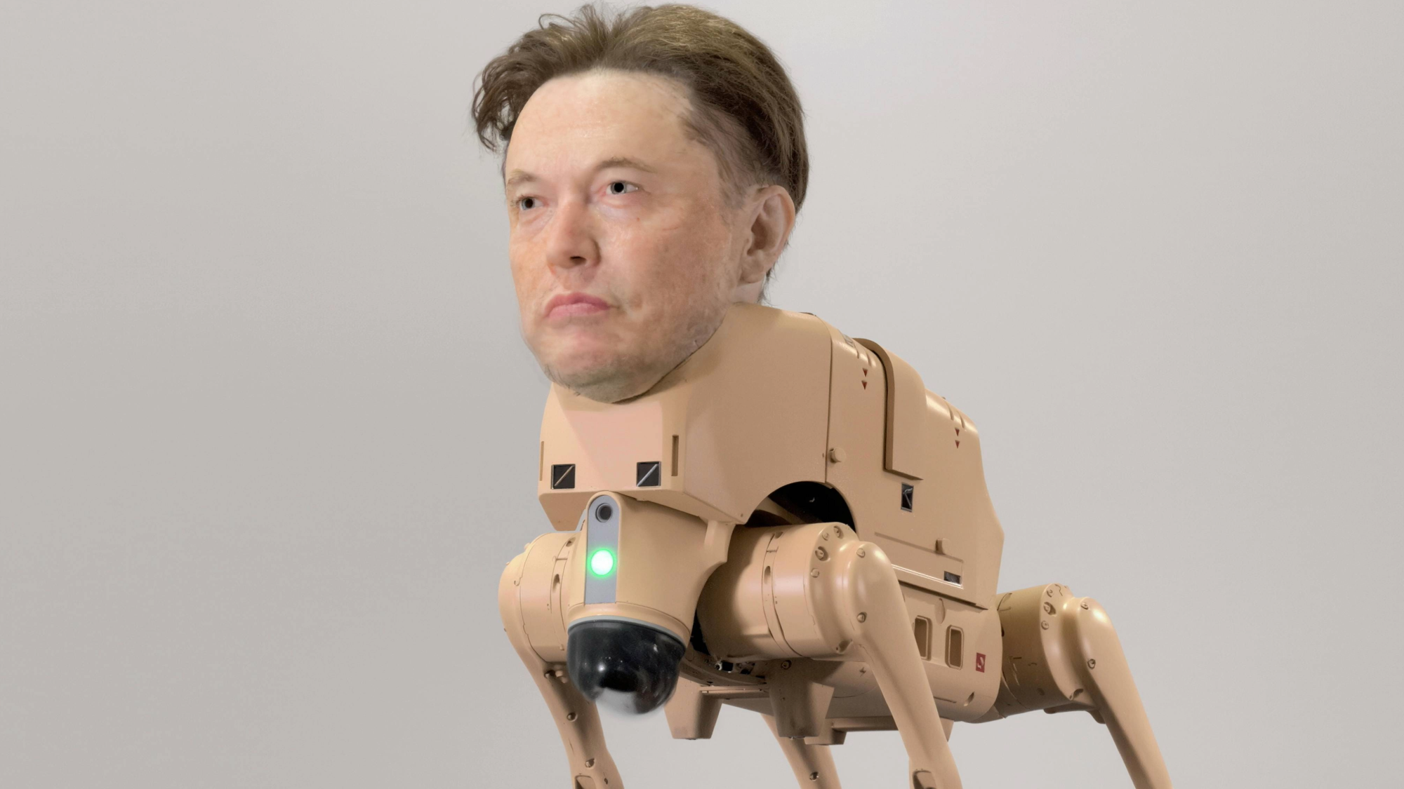 popsci.com - Mack DeGeurin - Robot dog with Elon Musk's head poops out AI generated art
