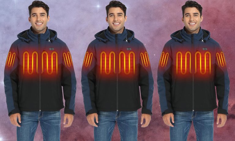 Ororo heated jacket with man