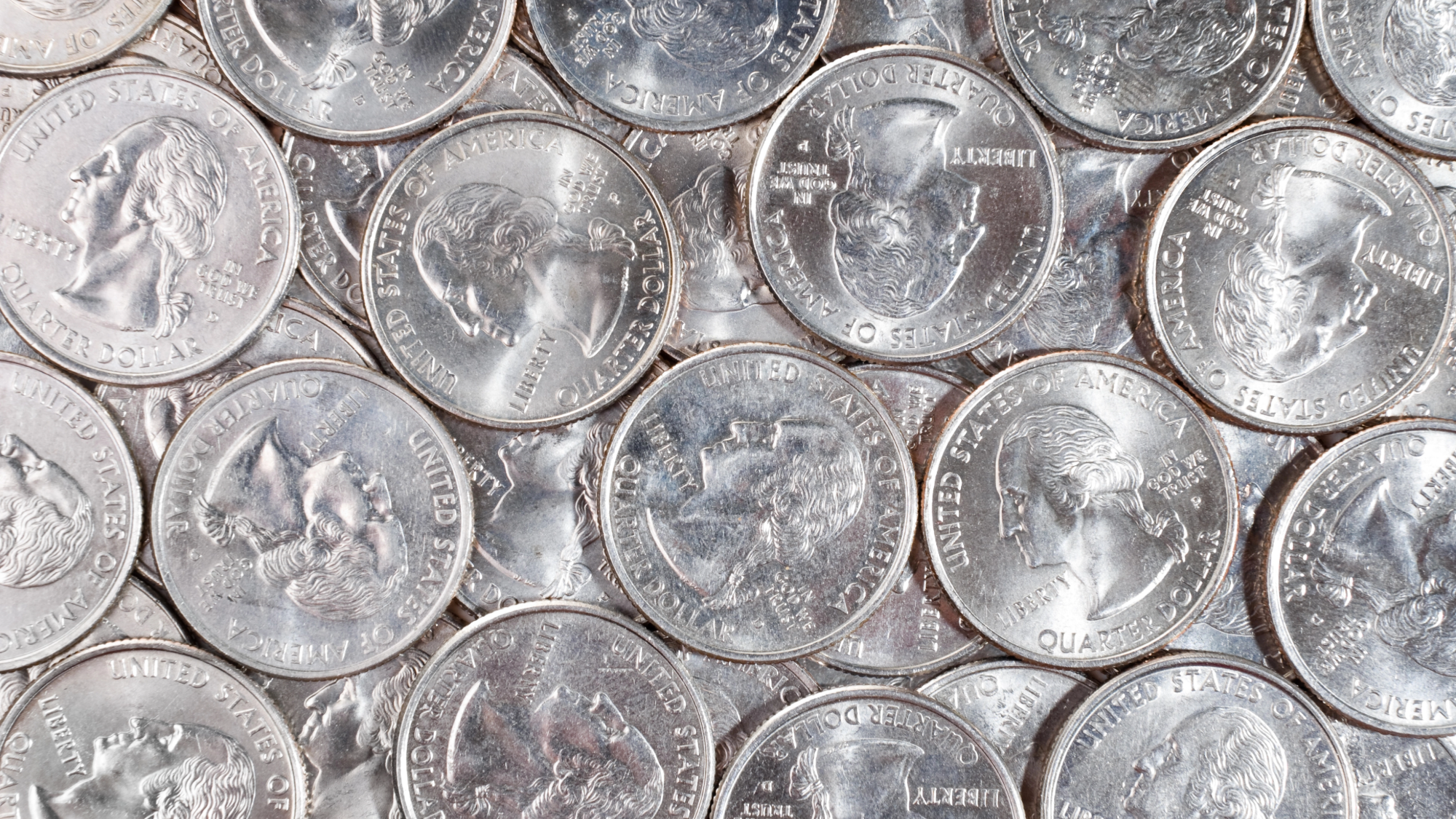 several united states quarters